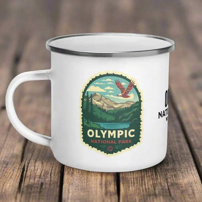 Olympic National Park Durable Enamel Camp Mug - MENLL
