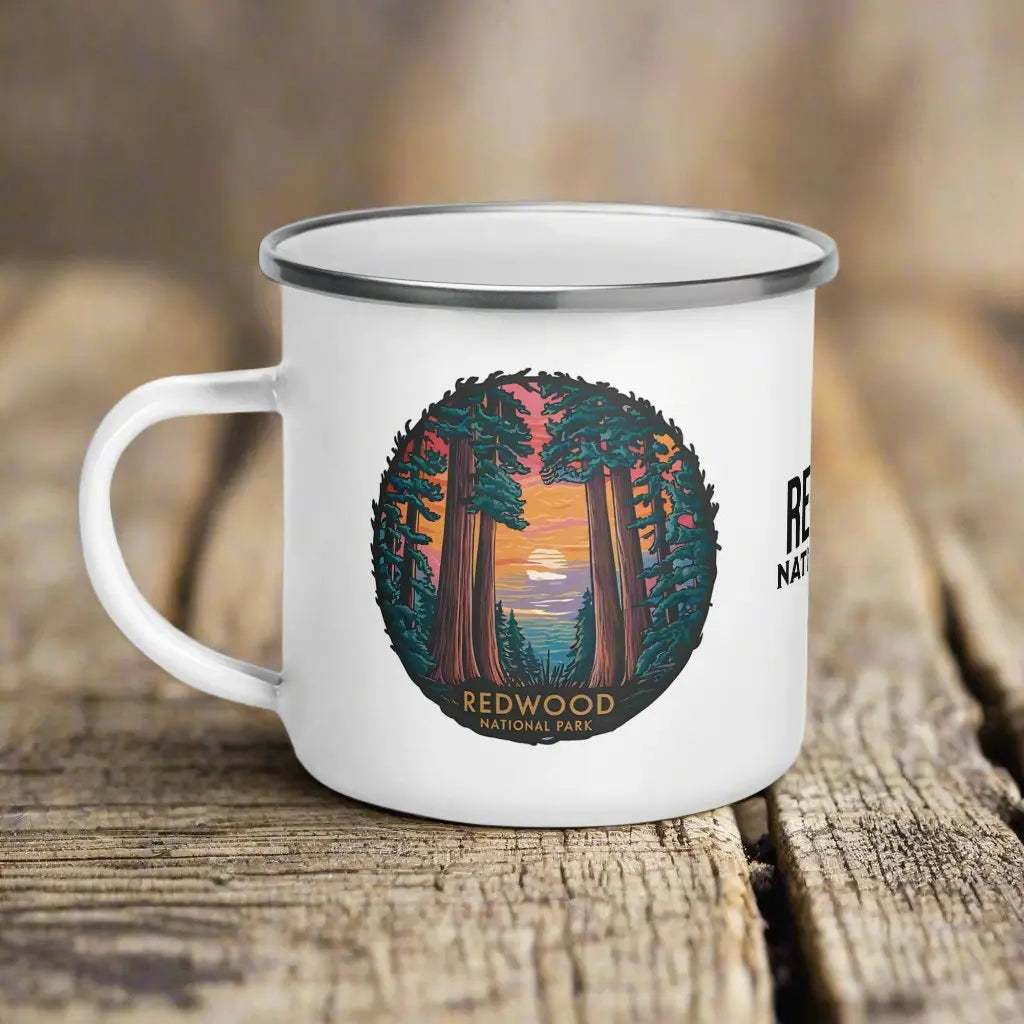 Redwood National Park Durable Enamel Camp Mug - MENLL