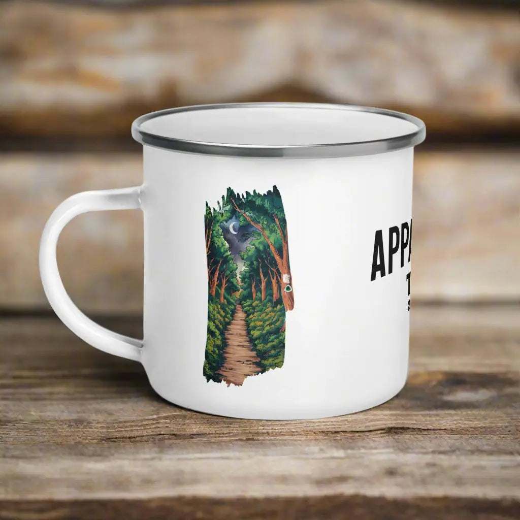 Appalachian National Scenic Trail Enamel AT Camp Mug Evening Blaze - MENLL