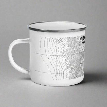 Great Basin National Park Topographic Enamel Camp Mug - MENLL
