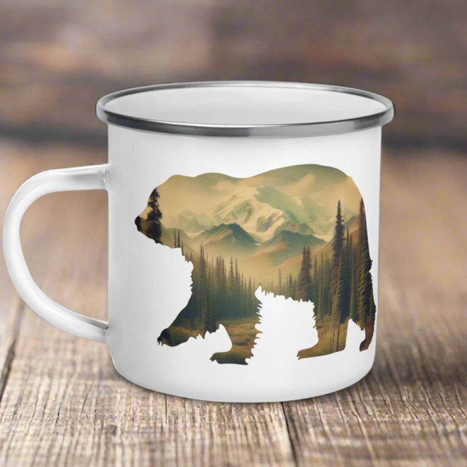 Denali National Park Durable Camp Mug Mountain Bear - MENLL