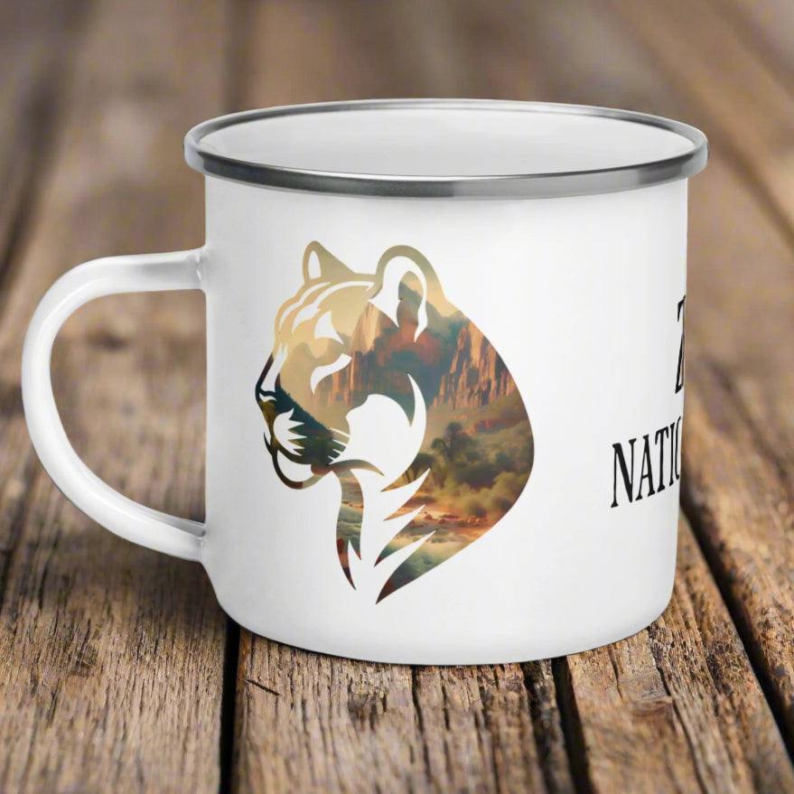 Zion National Park Mountain Lion Camp Mug - MENLL
