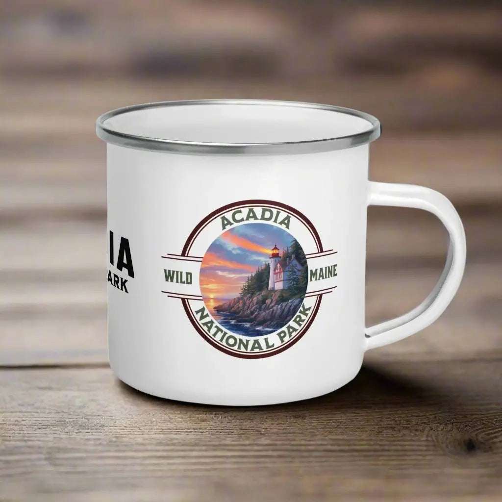 Acadia National Park Durable Enamel Camp Mug - MENLL