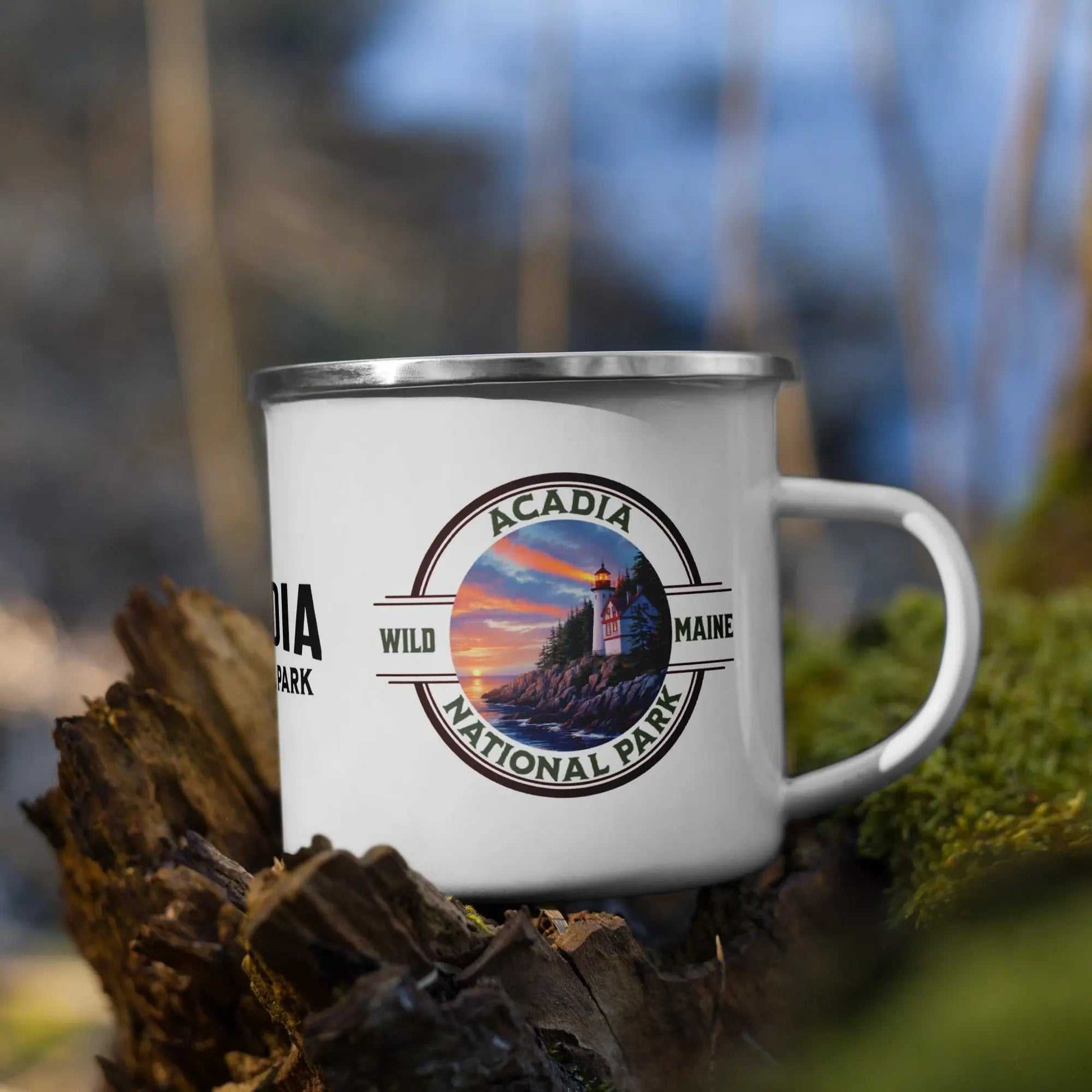 Acadia National Park Durable Enamel Camp Mug - MENLL