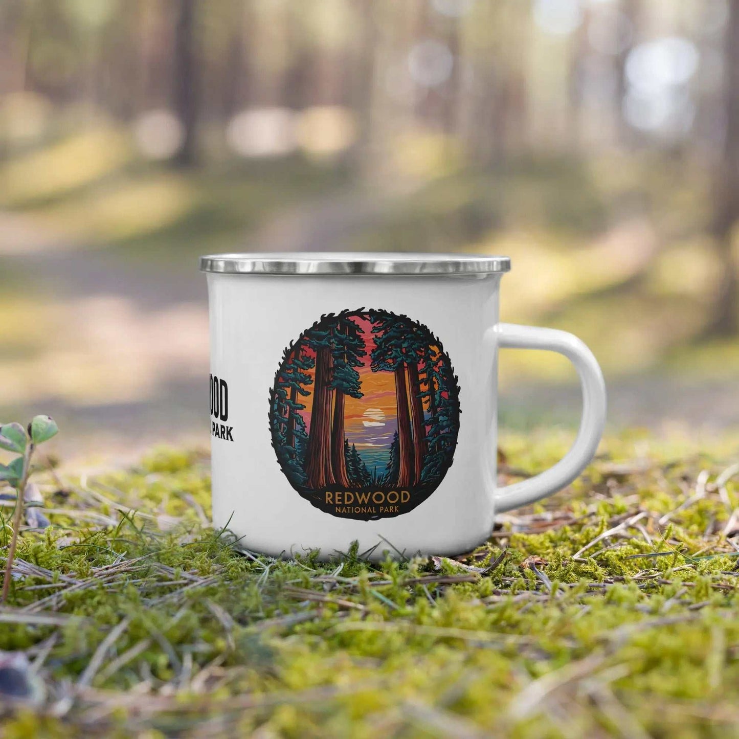 Redwood National Park Durable Enamel Camp Mug - MENLL
