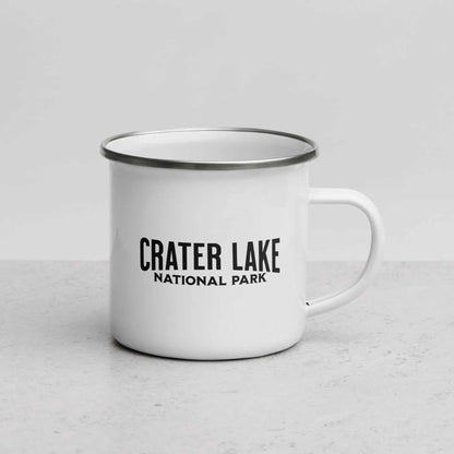 Crater Lake National Park Durable Enamel Camp Mug - MENLL