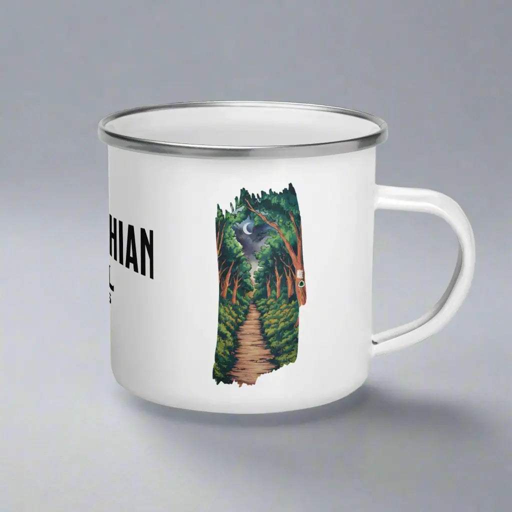 Appalachian National Scenic Trail Enamel AT Camp Mug Evening Blaze - MENLL