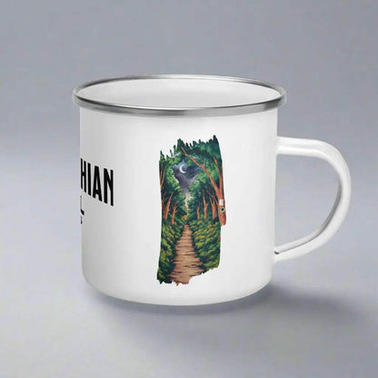 Appalachian National Scenic Trail Enamel AT Camp Mug Evening Blaze - MENLL