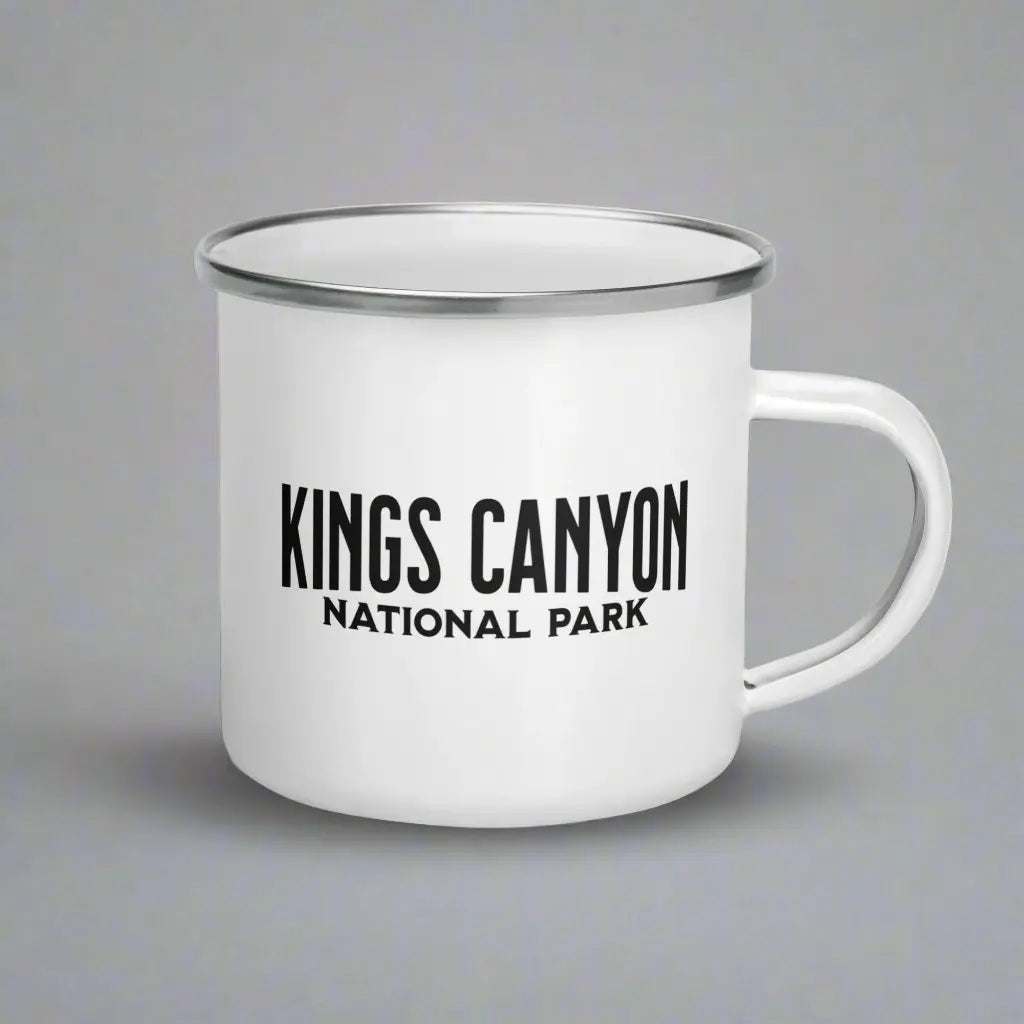 Kings Canyon National Park Durable Enamel Camp Mug - MENLL