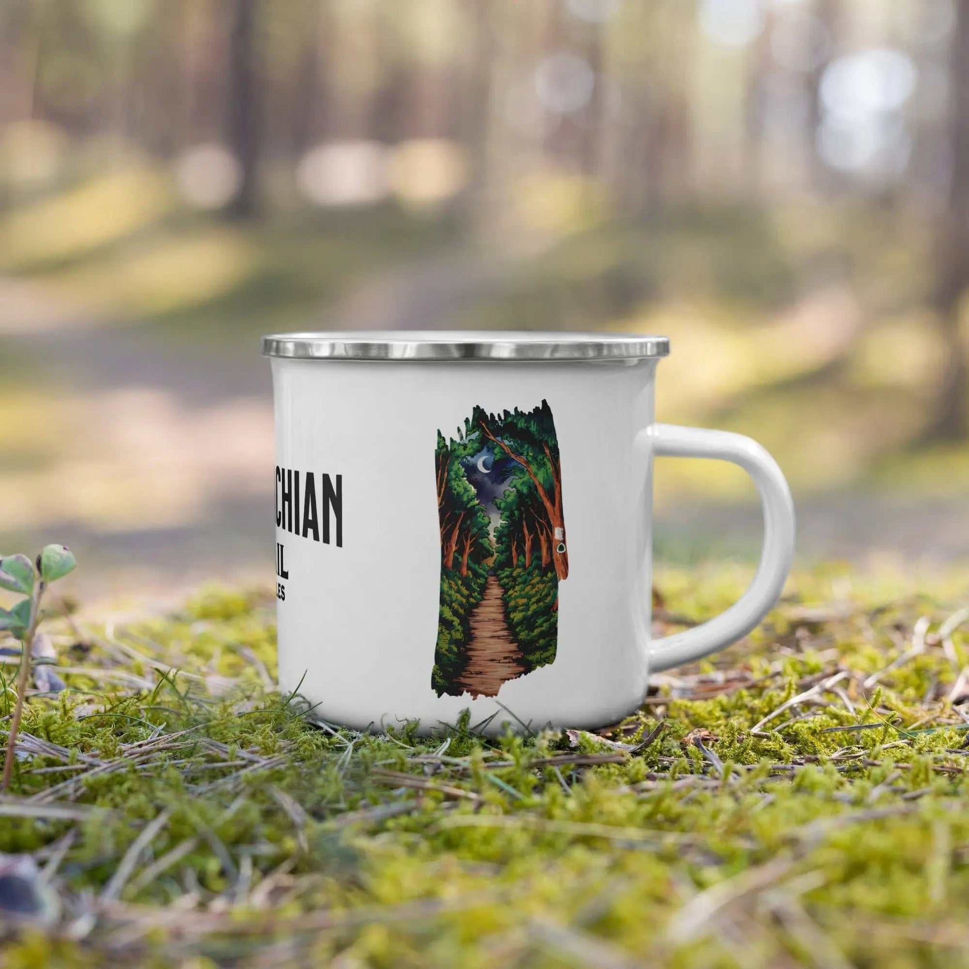 Appalachian National Scenic Trail Enamel AT Camp Mug Evening Blaze - MENLL