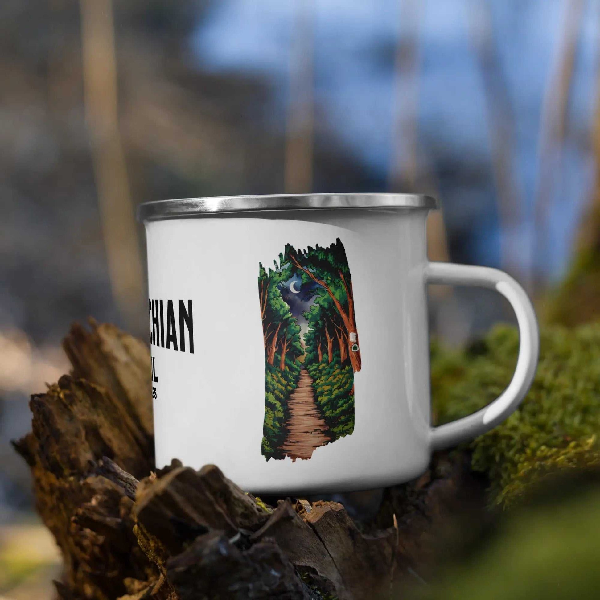 Appalachian National Scenic Trail Enamel AT Camp Mug Evening Blaze - MENLL