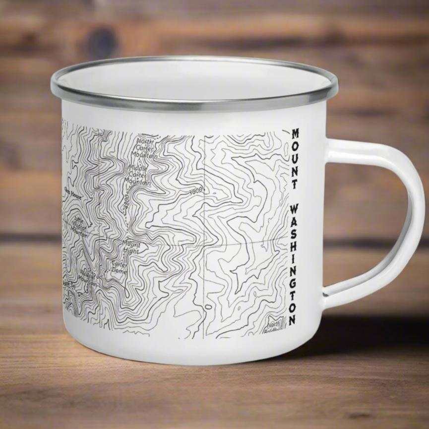 Mount Washington Topographic Durable Camp Mug Presidential Range - MENLL