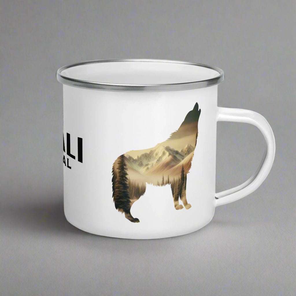 Denali National Park Durable Camp Mug Mountain Wolf - MENLL