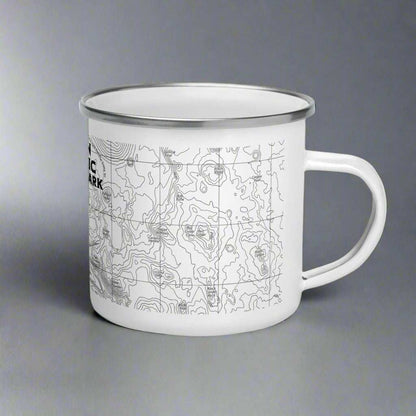 Lassen Volcanic National Park Topographic Camp Mug - MENLL