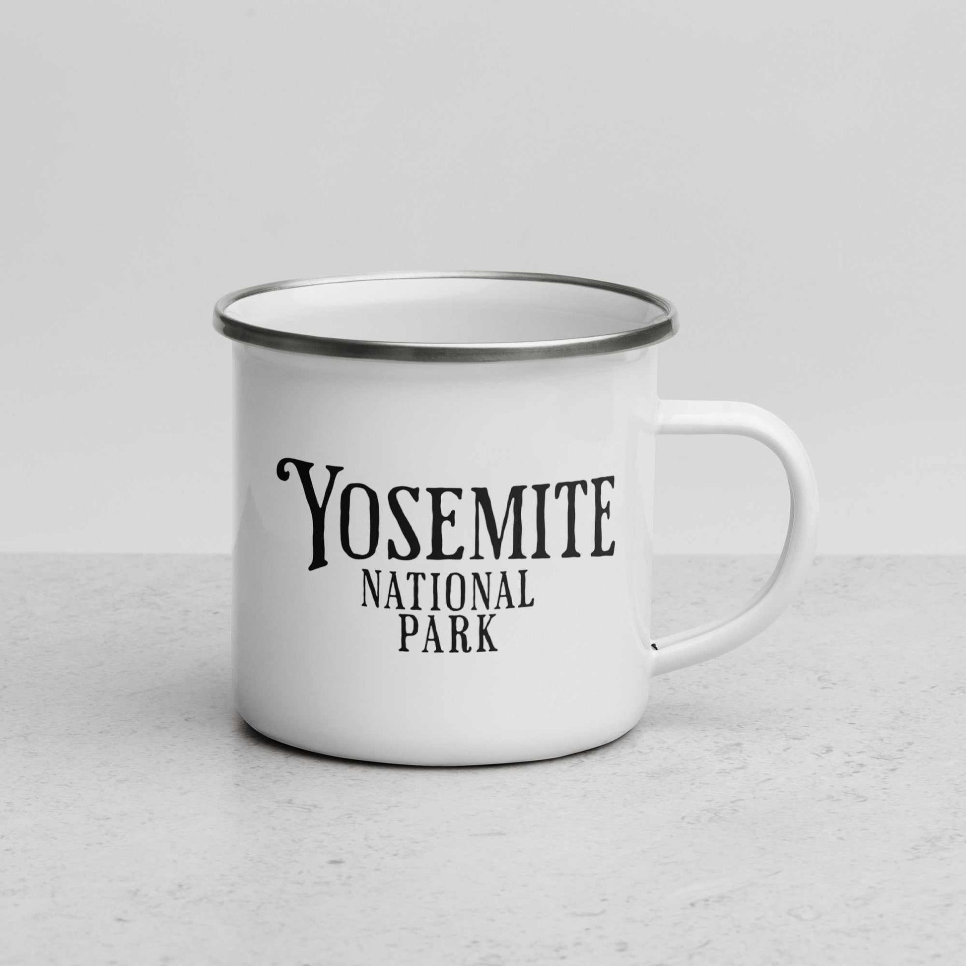 Yosemite Valley Sign National Park Camp Mug - MENLL