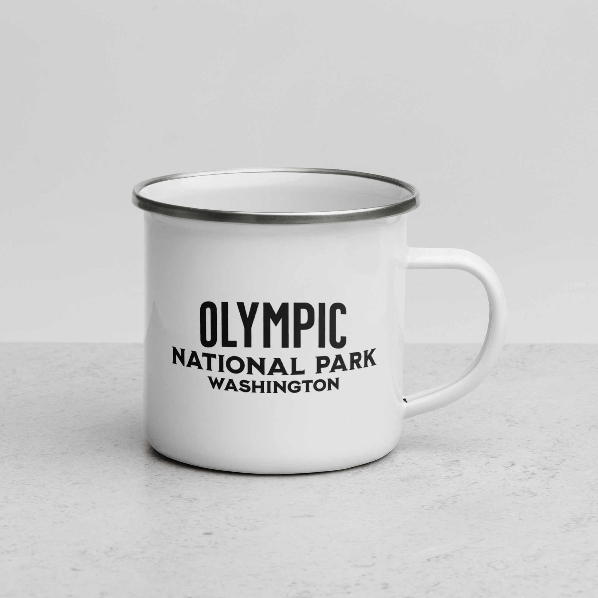 Olympic National Park Sign Camp Mug - MENLL