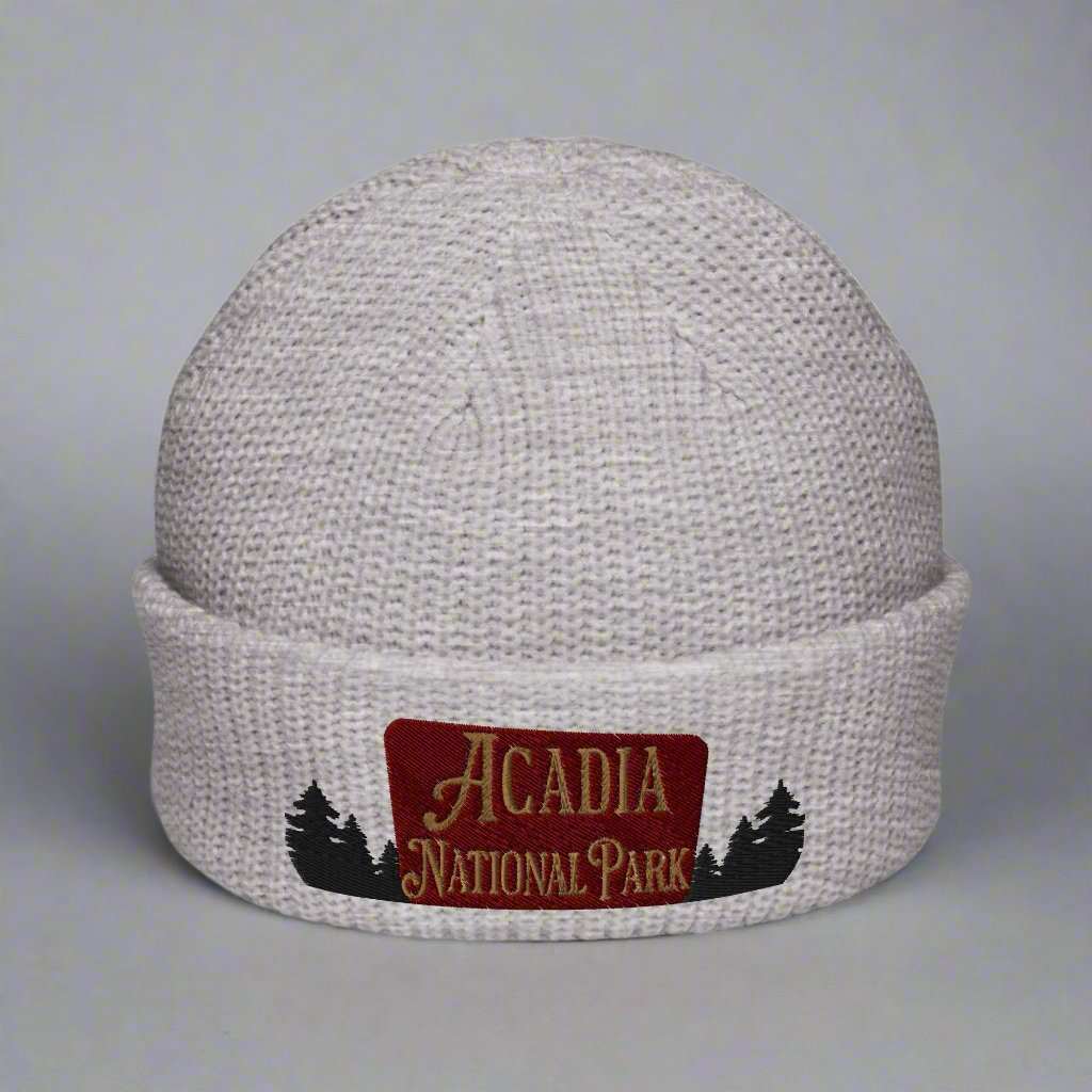 Acadia National Park Embroidered Beanie - MENLL
