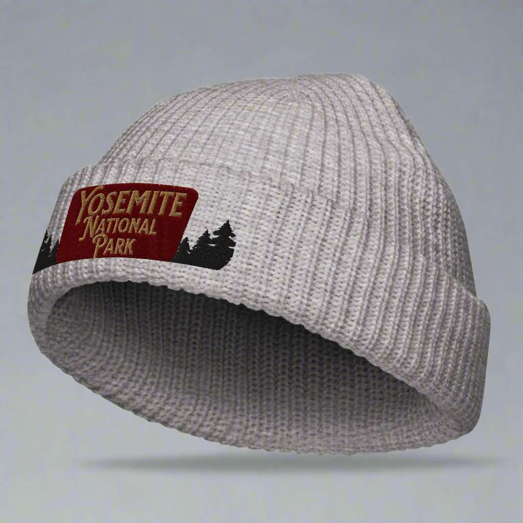Yosemite National Park Embroidered Beanie - MENLL