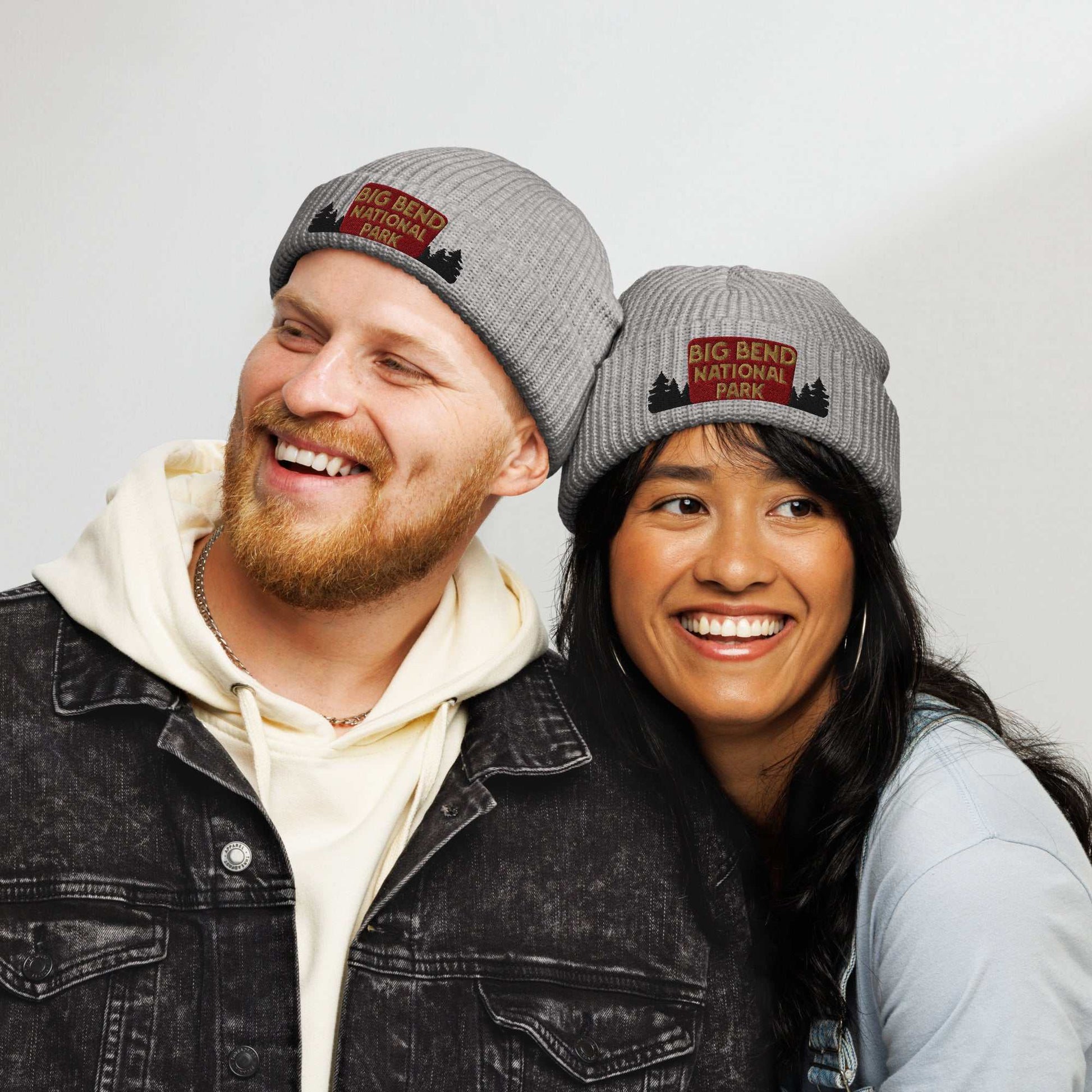 Big Bend National Park Sign Embroidered Beanie - MENLL