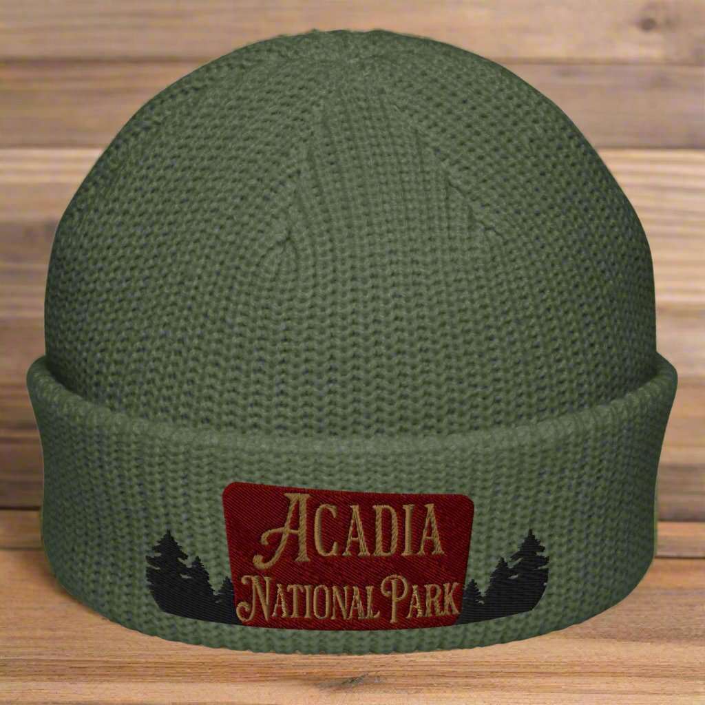 Acadia National Park Embroidered Beanie - MENLL