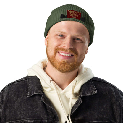 Yosemite National Park Embroidered Beanie - MENLL