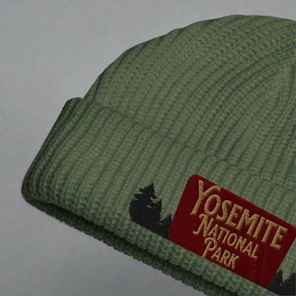 Yosemite National Park Embroidered Beanie - MENLL