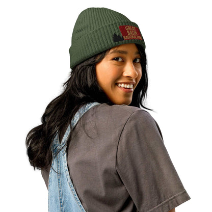 Great Basin National Park Sign Embroidered Wharf Style Beanie Winter Hat - MENLL