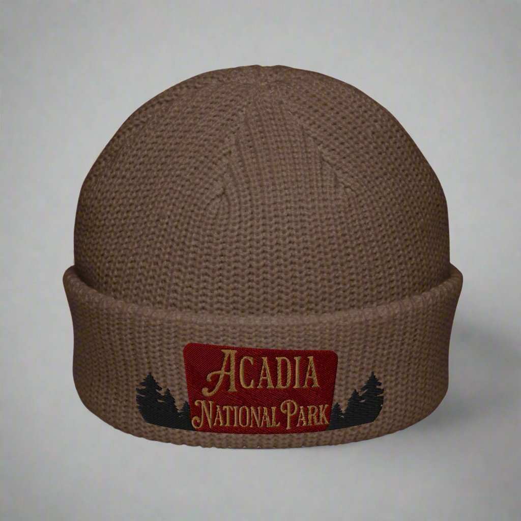 Acadia National Park Embroidered Beanie - MENLL