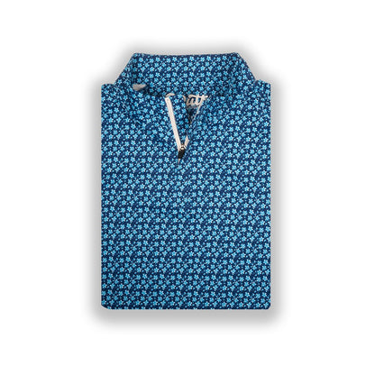 2putt Floral Club Men's Q-Zip - Main Product Image