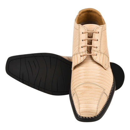 Foxx Leather Lace-Up Boots - MENLL