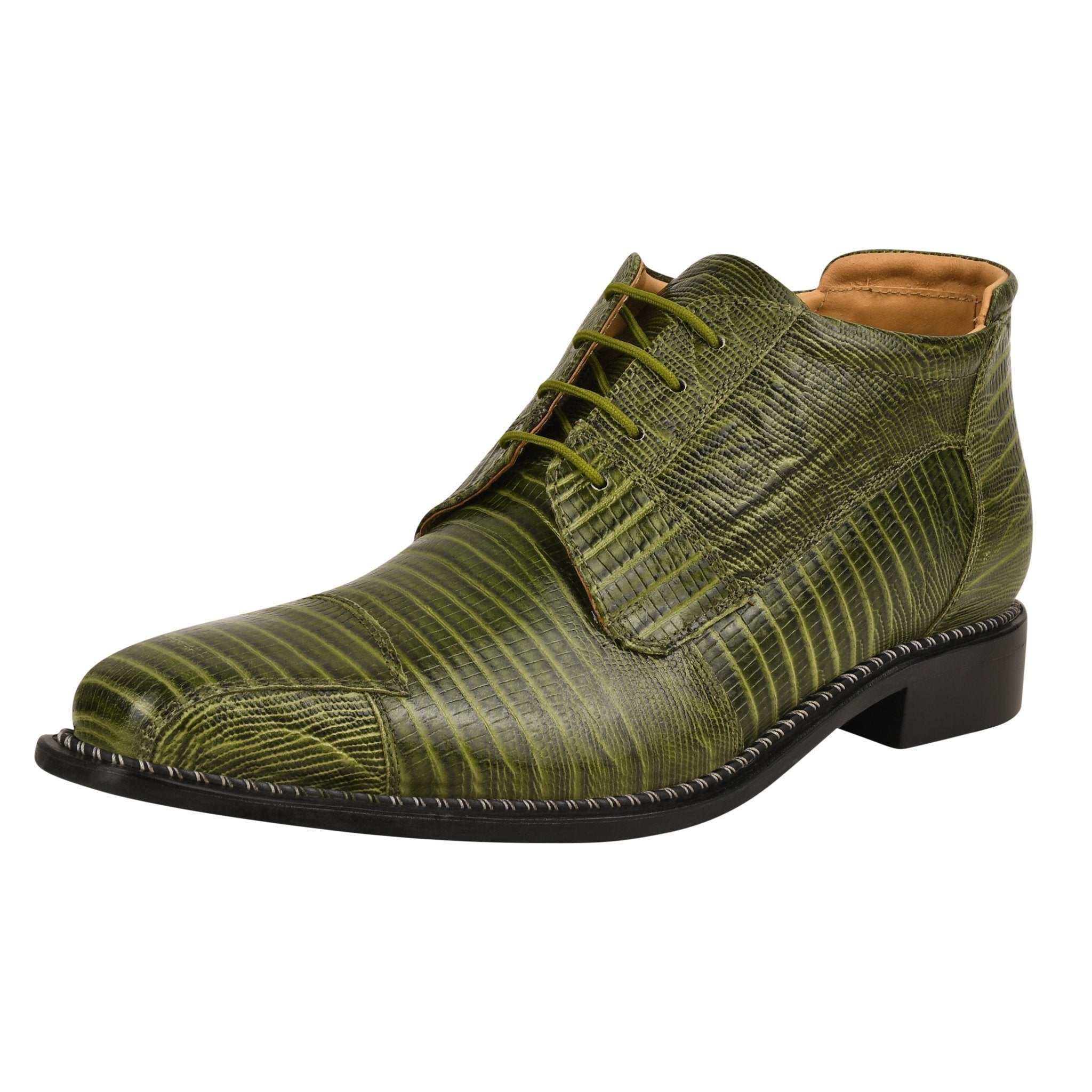 Foxx Leather Lace-Up Boots - MENLL