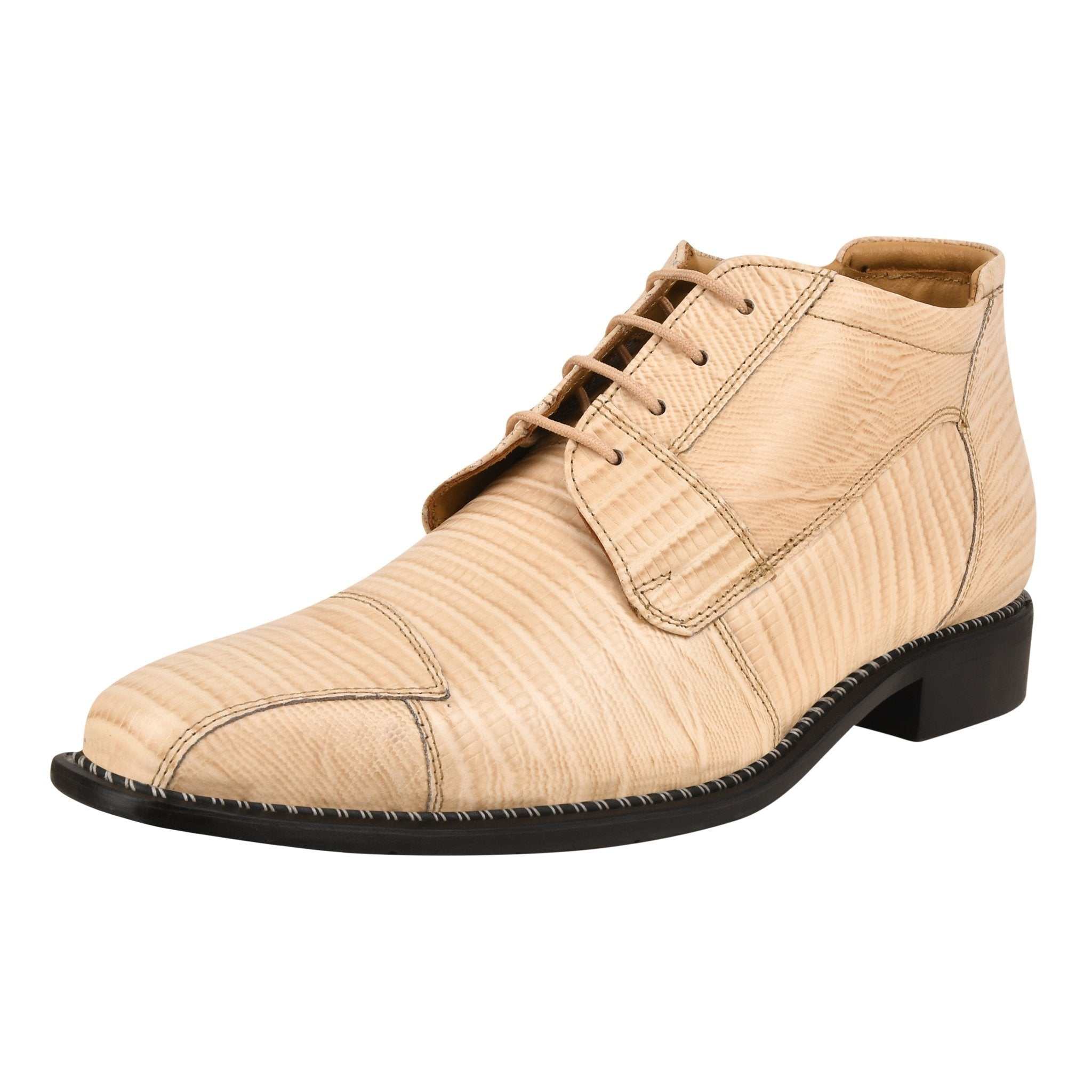 Foxx Leather Lace-Up Boots - MENLL