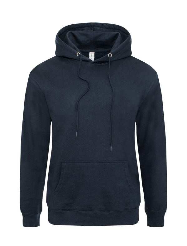 Comfy Cotton Blend Fleece Hoodie with Adjustable Hood - MENLL