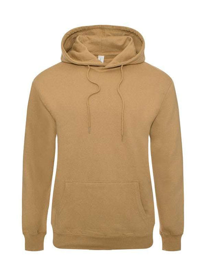 Comfy Cotton Blend Fleece Hoodie with Adjustable Hood - MENLL