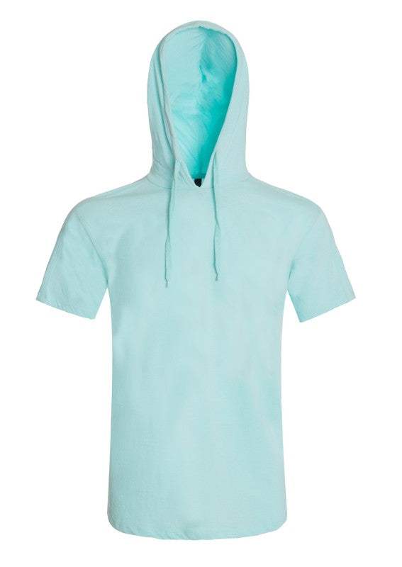 Lightweight Short Sleeves Hoodie - MENLL