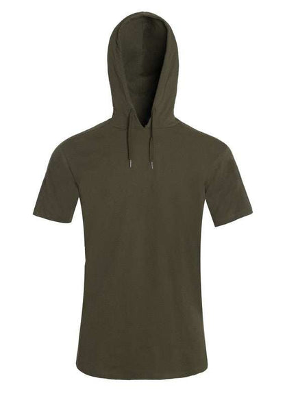 Lightweight Short Sleeves Hoodie - MENLL