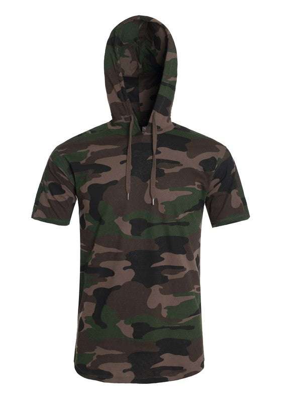 Lightweight Short Sleeves Hoodie - MENLL