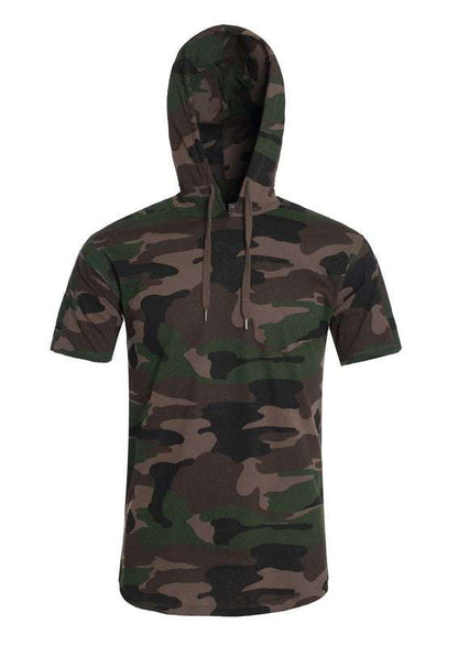 Lightweight Short Sleeves Hoodie - MENLL