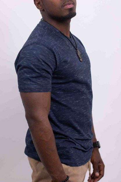 Essential Softness V-Neck Tee: Versatile Comfort in Vibrant Colors - MENLL