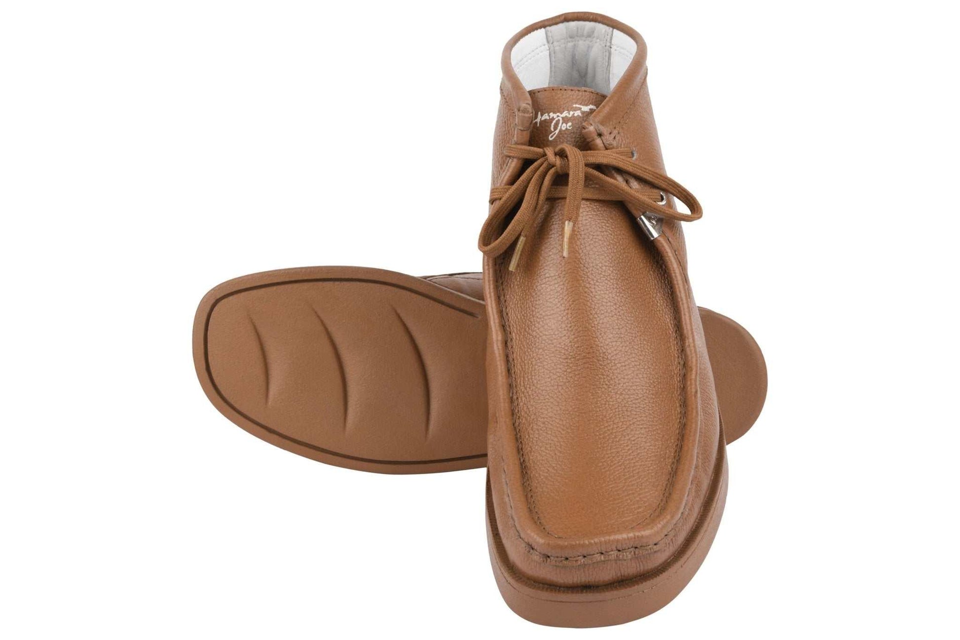 HAMARA JOE Rush Leather Desert Chukka Brown Casual Boots - MENLL