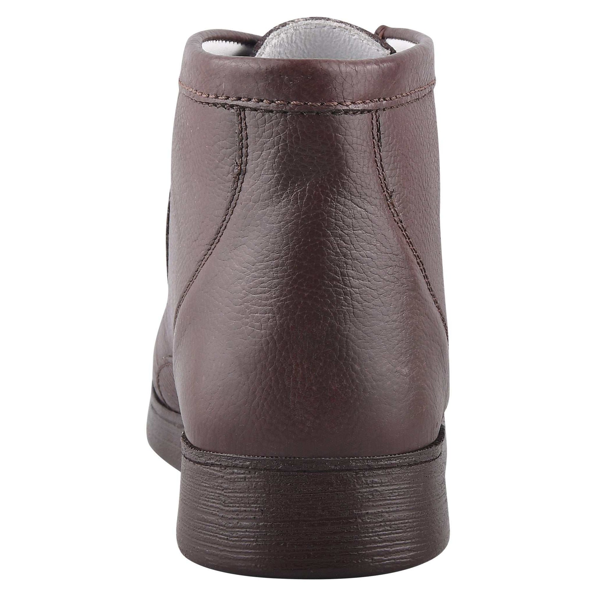 HAMARA JOE Rush Leather Desert Chukka Brown Casual Boots - MENLL