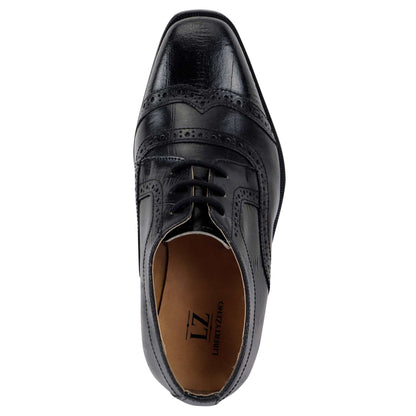 Harp Leather Oxford Style Dress Shoes - MENLL