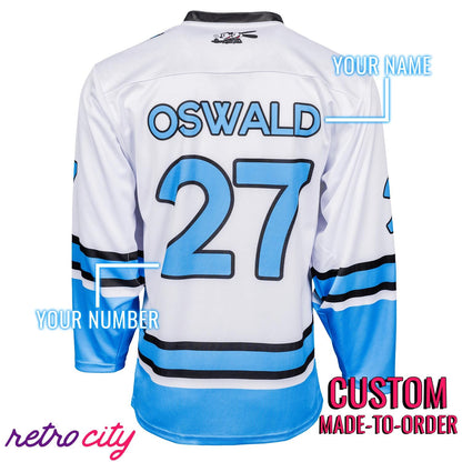 Retro City Threads Lucky Rabbits Oswald Hockey Jersey Sweater - Alternate Angle