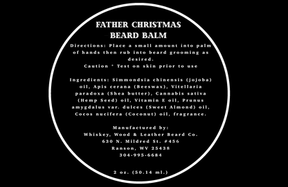 Hats - Father Christmas Beard Balm Whiskey, Wood & Leather Beard Company, LLC