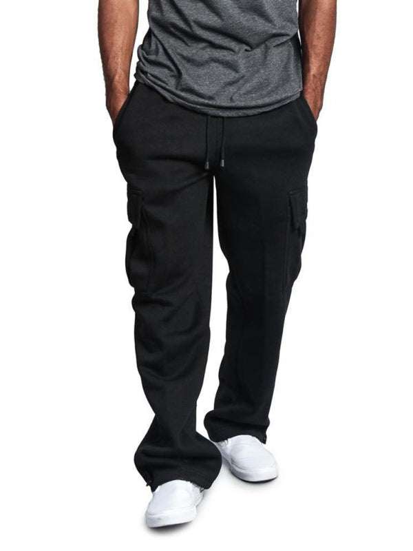 Vielseitige, bequeme Cargohose für Herren mit elastischem Bund und mehreren Taschen