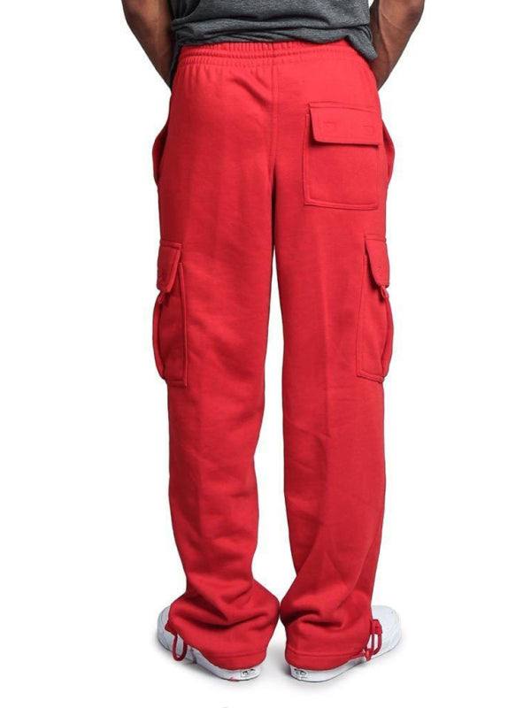 Vielseitige, bequeme Cargohose für Herren mit elastischem Bund und mehreren Taschen