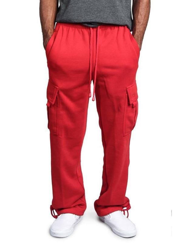 Vielseitige, bequeme Cargohose für Herren mit elastischem Bund und mehreren Taschen