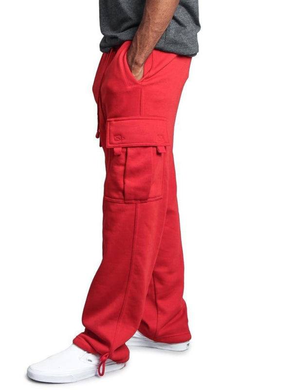 Vielseitige, bequeme Cargohose für Herren mit elastischem Bund und mehreren Taschen