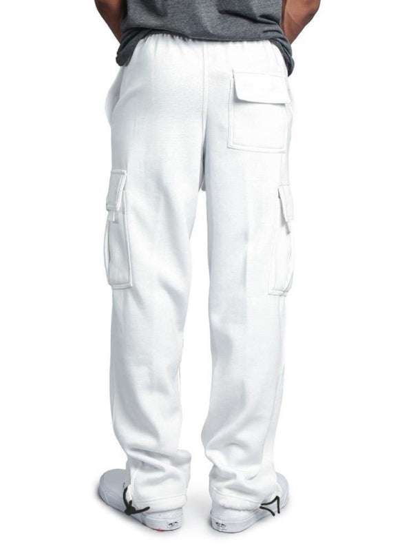 Vielseitige, bequeme Cargohose für Herren mit elastischem Bund und mehreren Taschen