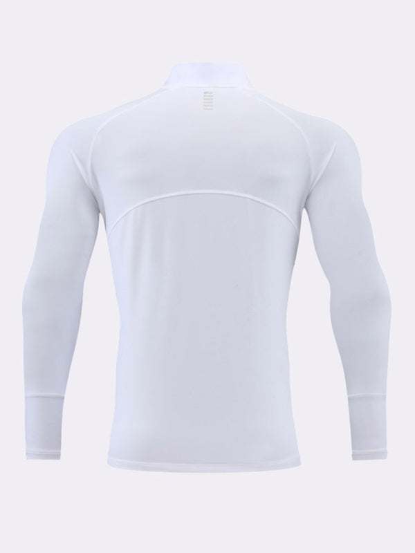 Men's Ultimate Quick-Dry Performance Top with Stand-Up Collar for Year-Round Comfort - MENLL